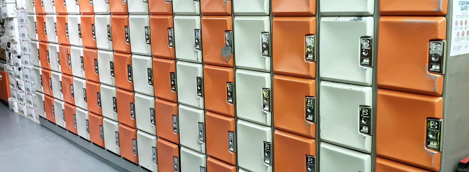 Locker Space available for Your Equipment